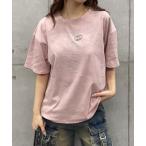 tシャツ プレート付きラメビックTシャツ レディース メンズ