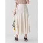 スカート ベルト付ドレープマーメイドスカート
