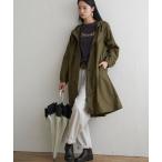 レインコート カッパ 「撥水」Wpc. ロングモッズ レインコート レディース