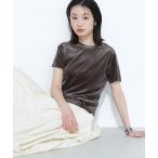 tシャツ ベロアTシャツ レディース
