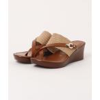 サンダル 「ITALIAN SHOEMAKERS」クロスストラップトングミュールサンダル(952346) レディース