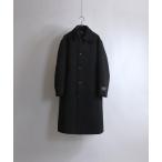 [Confirm] пальто с отложным воротником L темный черный мужской 