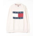 「TOMMY JEANS」 スウェットカットソー X-LARGE ホワイト メンズ