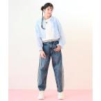 パンツ 細見えバレルレッグデニムパンツ(アソートデザイン) キッズ 子供服 女の子