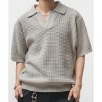 ポロシャツ 「新色追加」SKIPPER SHORT SLEEVE KNIT POLO / スキッパーショートスリーブニットポロ メンズ レディース