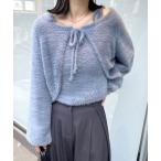 [mline] вязаный ансамбль FREE голубой женский 