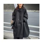 「BLACK BY MOUSSY」 トレンチコート FREE ブラック レディース