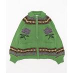 「jouetie」 ニットカーディガン MEDIUM グリーン レディース