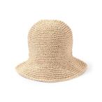 「karakoram accessories」 ストローハット FREE ライトベージュ レディース