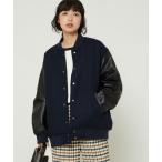 「FREAK'S STORE」 スタジャン フリ- ネイビー レディース