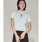 tシャツ 「kotohayokozawa/コトハヨコザワ」HIGHNECK TINY TOP/ハイネックタイニートップス レディース