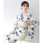浴衣 floro浴衣2点セット(浴衣+半幅帯) レディース