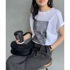 tシャツ 「MICA&DEAL/マイカアンドディール」 CITY PHOTO プリントTシャツ レディース