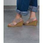 サンダル 「Calzanor」ウエッジヒール ジュート 厚底 エスパドリーユ サンダル レディース