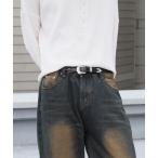 ベルト TORY LEATHER/トリーレザー 3/4” Bridle Leather Silver Buckle Set Belt ベルト レディー