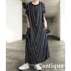 ワンピース ストライプ柄ワンピース