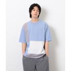 tシャツ カラーブロッキング Tシャツ メンズ