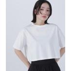 tシャツ メタルポイントクロップドTシャツ レディース