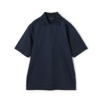 ポロシャツ コットンポリエステル ストレッチツイル ジップアップポロシャツ メンズ