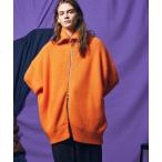 「MAISON SPECIAL」 ニットカーディガン 2 オレンジ メンズ