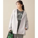 [NANO universe] no color пальто 38 светло-серый женский 