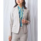 ジャケット テーラードジャケット 「NARACAMICIE」「セットアップ対応」合繊ストレッチテーラードジャケット レディース