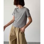 tシャツ El mar ボーダーコンパクトTシャツ レディース