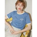tシャツ リンガープリントT シャツ レディース