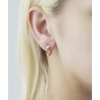 イヤリング 「GOLDY」ツイスト フープ ワンタッチ イヤリング 2240504 レディース メンズ
