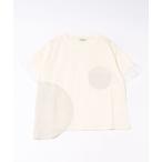tシャツ パッチワークワンポケットT ladies レディース