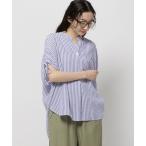 ブラウス シャツ COMFORTリネンバンドブラウス レディース