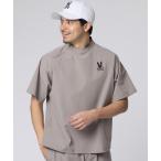 tシャツ 「EC限定」リラックスフィット トリプルロゴ モックネックTシャツ メンズ