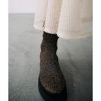 「emmi」 ブーツ 23.5cm ブラウン レディース