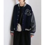 ショッピングスタジャン 「SLOBE IENA」 スタジャン FREE ネイビー レディース