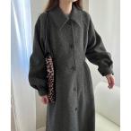 [LAUIR] пальто с отложным воротником MEDIUM темно-серый женский 