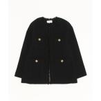 「green label relaxing」 ツイードジャケット 38 ブラック レディース