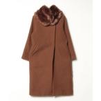 [KBF] no color пальто ONE Brown женский 
