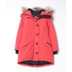 「CANADA GOOSE」 ダウンコート S レッド レディース