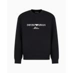 「EMPORIO ARMANI」 長袖Tシャツ MEDIUM ブラック メンズ