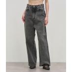 ジーンズ デニム デニムパンツ 「INSCRIRE/アンスクリア」Color Denim Balloon Pants/デニムバルーンパンツ/ワイドデニ