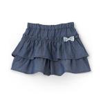 パンツ デニムフリルキュロット キッズ 子供服 女の子