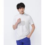 tシャツ 「PEARLY GATES」Puジャガード半袖ハイネックカットソー 「スイッチ柄」 メンズ