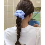 シュシュ 「 ammy. / エイミードット 」 ストライプ シュシュ / ヘアアクセサリー