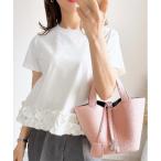 tシャツ 「ZOZO限定」裾フリルTシャツ(接触冷感・UV加工) レディース