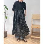ワンピース ●布帛で切り替えスッキリ見えワンピース