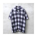 シャツ HOUSTON ヒューストン 41187 OMBRE S/S CHECK SHIRT オンブレチェックシャツ メンズ レディース