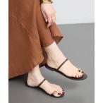 サンダル 「NICOLAS LAINAS/ニコラスライナス」BROWN SNAKE SANDAL レディース
