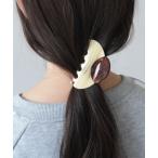 ヘアクリップ 「 Port / ポート 」 ニュアンス バイカラー ラウンド バンスクリップ #