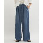  джинсы Denim Denim брюки [NEEDBY for ADAM ET ROPE'] специальный заказ AARON SOFT DENIM женский 