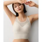 スポーツブラ n，for24　胸を潰さないスポーツブラジャー（吸汗速乾）（S〜3L）